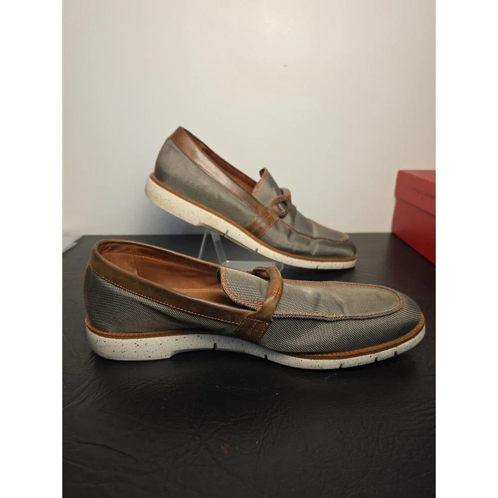 Donald Pliner Evann-K M140 Casual Sport Breathable Loafer Slip On 14M Khaki King